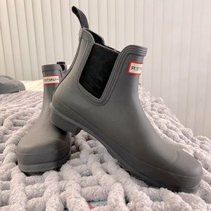 Hunter ankle rain boots preloved